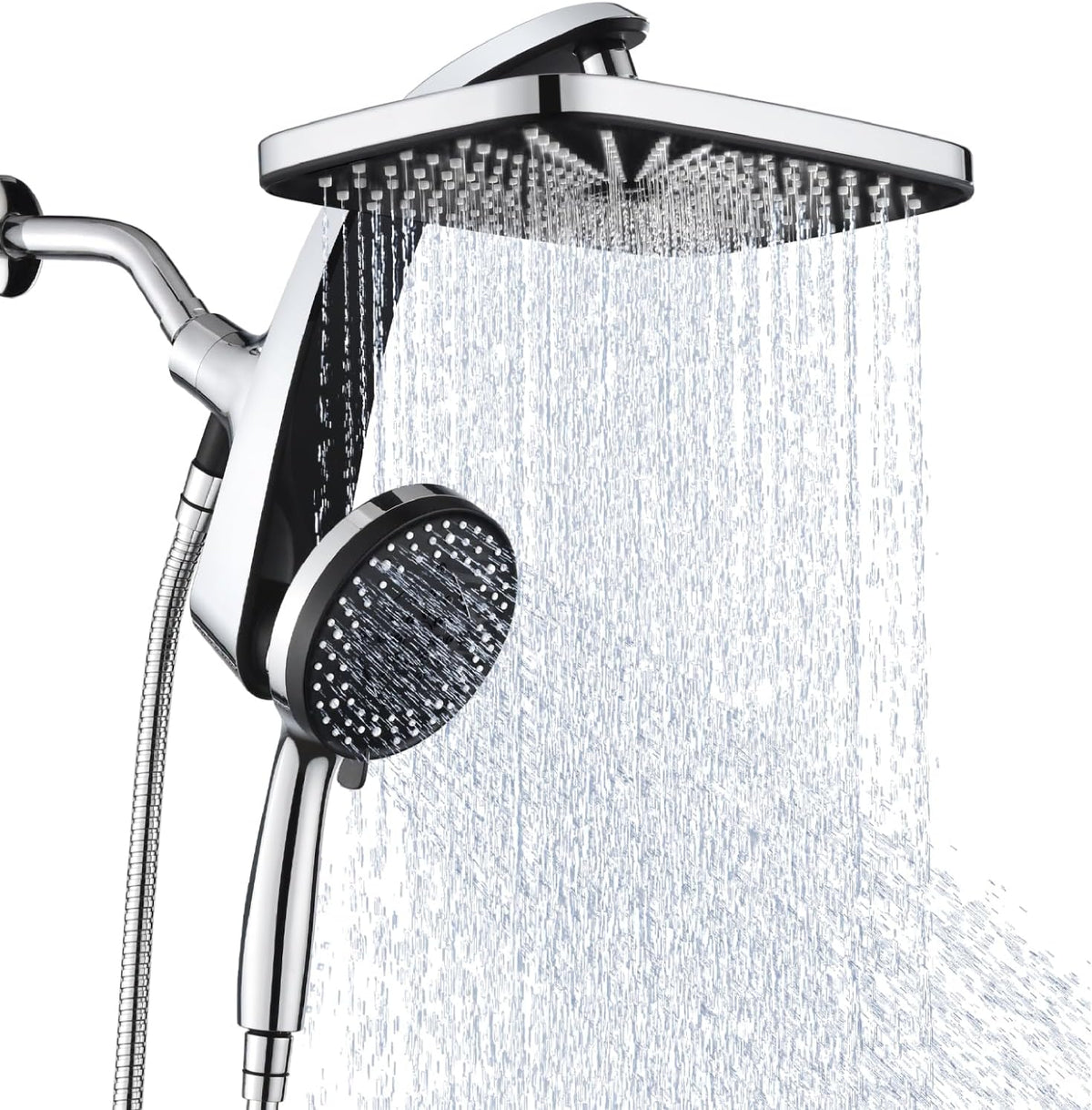 High Pressure Rain Shower Head: Upgrade Shower Heads with Handheld Spr ...